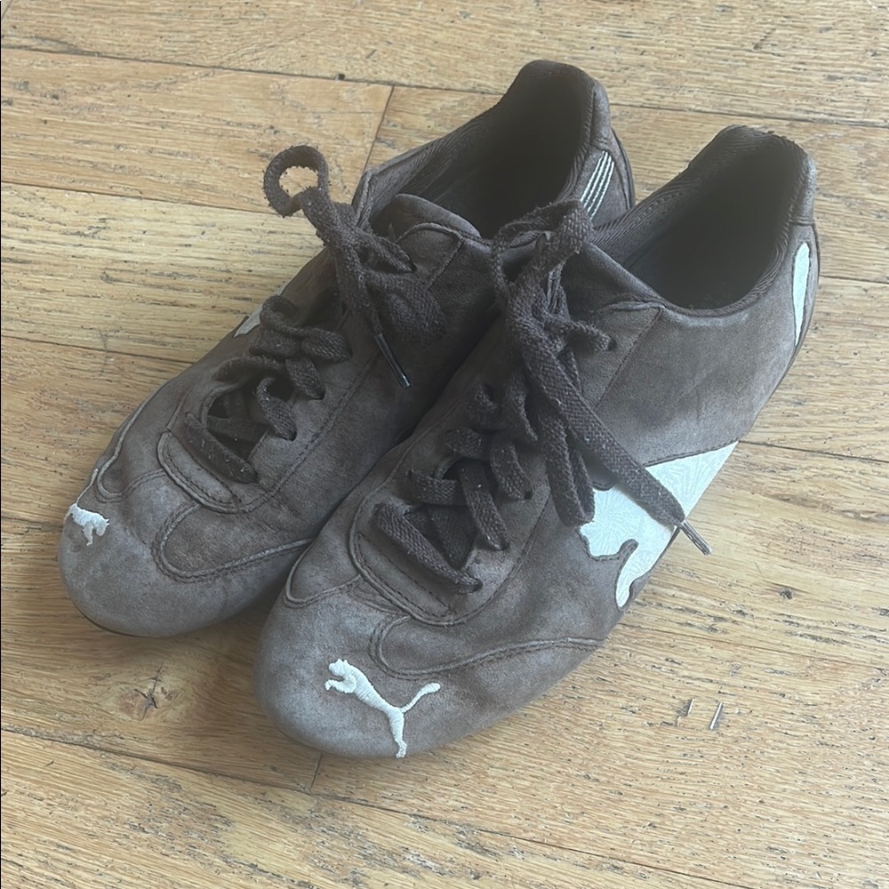 Puma Dark Brown Suede Casual Shoes Women’s 8.5